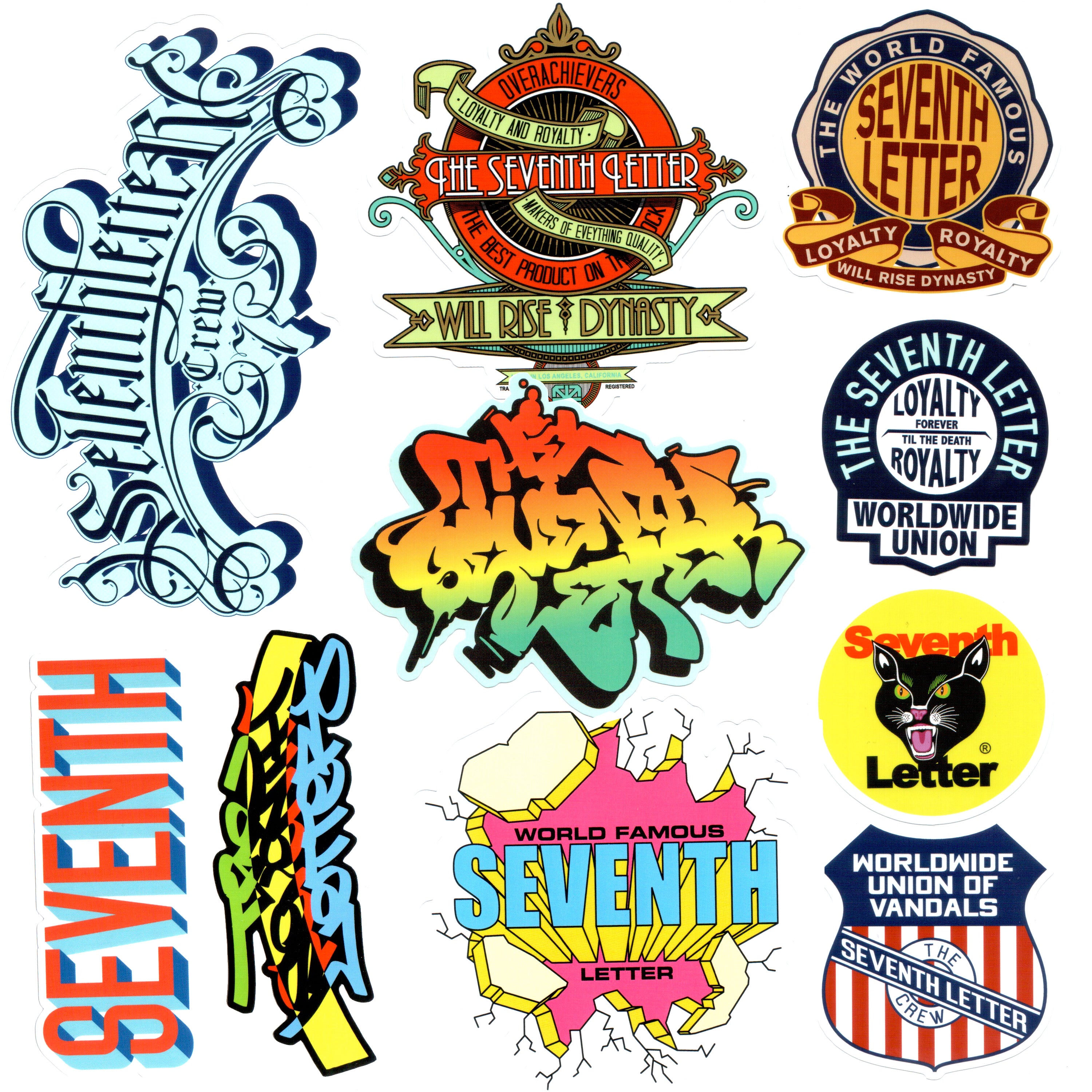 THE SEVENTH LETTER STICKER PACK